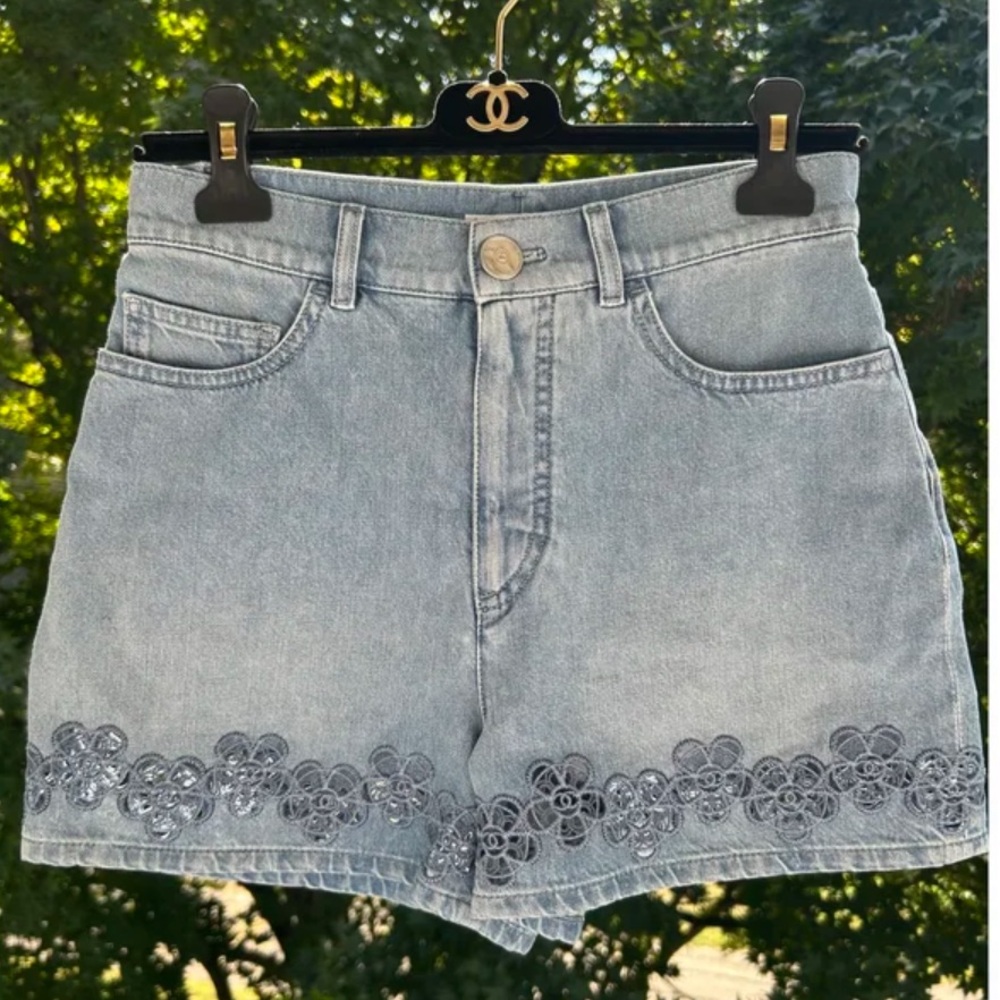 Chanel 2024 Pre Spring Collection Embroidered Shorts